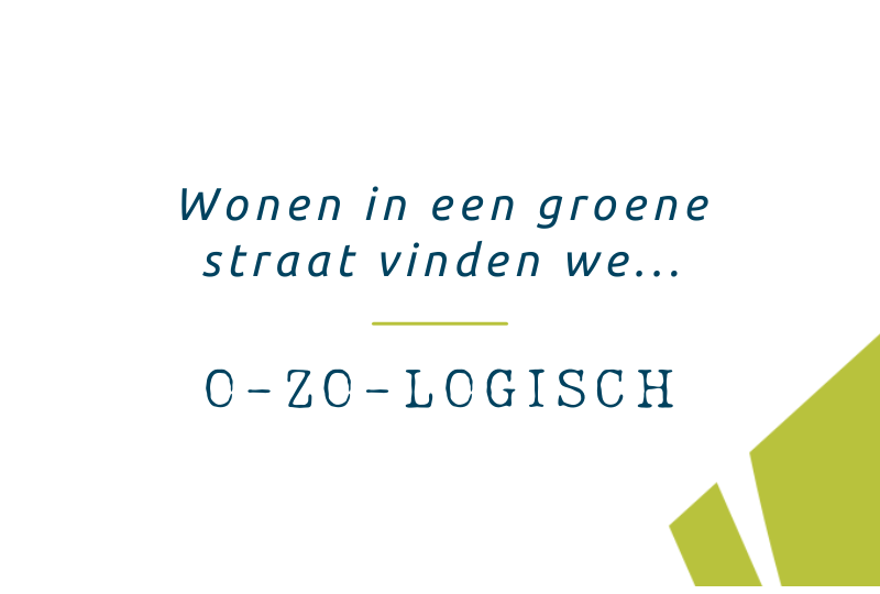 Stijgende huizenwaarde voor huizen in een boomrijke straat...