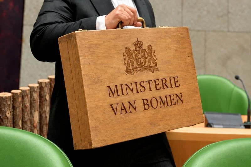 Ministerie van Bomen miljoenennota prinsjesdag